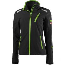 EDE - fortis Damen Jacke 24, schw./limegreen, Gr. m