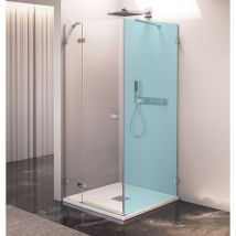 FORTIS EDGE porte de douche sans profil 1000mm, verre clair, gauche
