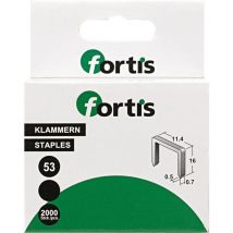 Fortis Feindrahtklammern Typ 53 8 mm 2000 Stück Handtacker Zubehör