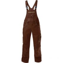H-Latzhose 24, braun/beige,Gr.52 - Fortis