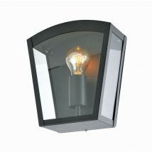 Forum Artemis Lanterna da Parete per Esterno Nero Satinato IP44