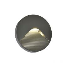 Forum Breez Lampada da parete a incasso da esterno tonda a led 4000k Antracite IP65