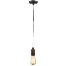 Forum Lighting - Forum Dale Plafonnier suspendu Slim Bronze, Noir IP44