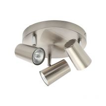 Forum Lighting - Forum Harvey Cluster di faretti da soffitto a 3 luci in nichel satinato