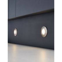 Culina - Forum Ohio Luminaire d'extérieur encastré au sol led 3000k Nickel satiné IP65