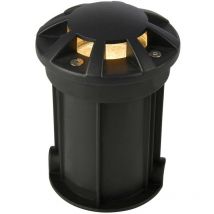 Forum Pan Faretto da incasso a terra per esterni a 8 vie Nero IP44