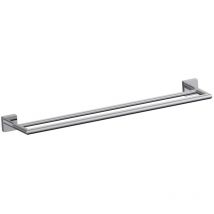 Inda - Forum Quadra double porte-serviettes chrome poli L.65 cm