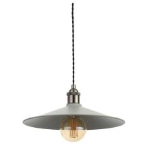 Forum Lighting - Forum Rigel Plafonnier suspendu grand dôme gris mat