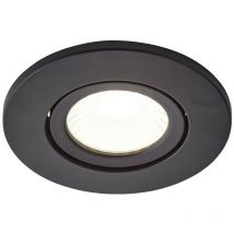 Forum Spa Faretto da incasso a led orientabile FireRated 4000k Nero satinato IP65