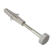 ForgeFix W.C. Fixing Kit White Cap M6 x 80mm (1 Pair) FORWCFK680