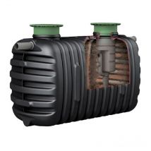 Graf - Fosse septique avec filtre 2000 litres, 3 à 8 habitants, Certificat ce