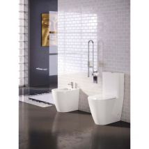 Fossil Natura - 00281 nápoles Inodoro Completo Rimless Altura Confort Blanco Brillo - ref: 00281