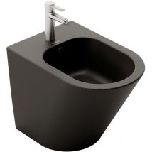 Fossil Natura - 1658 bolonia Bidé a Suelo Negro Mate - ref: 1658