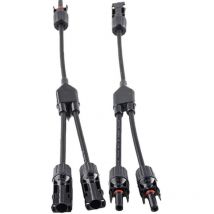 Fothermo Solaranschluss Solarkabel Parallelstecker Solarmodul 2 3 4 Fach Solar 2-fach