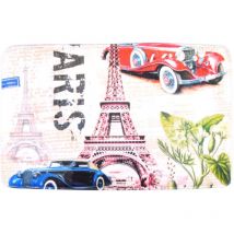 Fotodruck Badematte 80x50cm Badvorleger Badewannenvorleger Duschvorleger Teppich - Eiffelturm