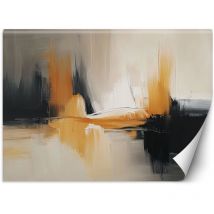 Fototapete Abstraktion Schwarz Und Gold Glamour 350x245 Cm