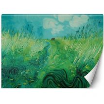 Fototapete Feld Mit Grünem Weizen - V. Van Gogh 350x245 Cm