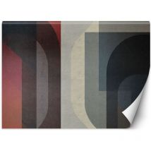 FEEBY Fototapete Retro geometrische Abstraktion 150x105 cm 100% zertifiziertes Papier matt UV-beständig einfache Montage