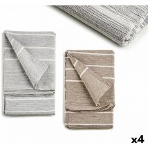 Echarpe rayée polyvalente 225 x 0,4 x 250 cm (4 pièces)