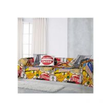 Naturals - Foulard Canapé ou housse de lit Traffic (canapé 2-3 places/lit 135 et 150) 240 x 260 cm