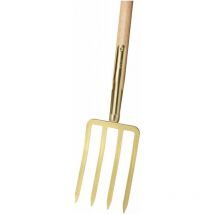 Fourche à bécher 4 pics Manche forme t 85 cm