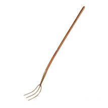 Fourche à foin Erntekönig longueur des dents 260 mm, 3 dents forgé, avec manche poids 1000 g