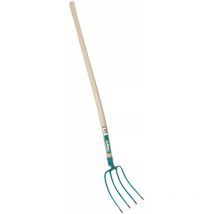 fourche à fumier 4 dents emmanchée 130 cm