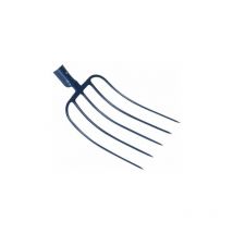 Outils Perrin - Fourche fumier à douille 5 dents 29 cm sans manche