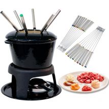 Yzmrbdqc - Fourchettes à fondue en acier inoxydable avec poignée résistante à la chaleur pour fondue au chocolat au fromage rtir la viande de