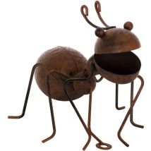 Origen - Fourmi décorative en métal vieilli 16 x 12 x 19 cm