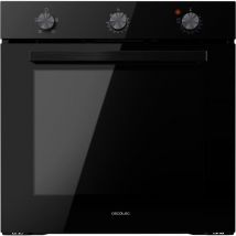 Cecotec - Bolero Hexa C136000 Glass Black Time a 2800 w, 77 l de capacity, 4 Functions, Timer, Cleaning de Steam, Cooking de Steam, Energy Class a,