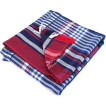 Fouta doublée éponge calador Multicolore rouge