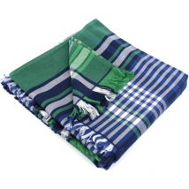 Fouta doublée éponge calador Multicolore rouge