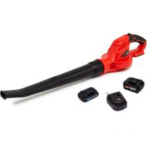 20V Leaf Blower with Fast Charger & 2 x 20V Batteries - FOX