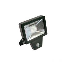Fox Light - Projecteur plat smd à détection infrarouge 50W 4000 Lm 6500K IP44 Coloris noir