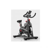 Fit4you - Exercise Bike Indoor Cycling Home Gym Workout Cardio Fitness lcd Monitor Black