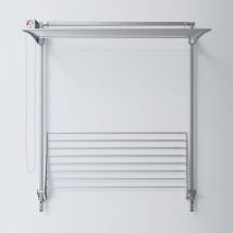 Foxydry - Wall Plus, Étendoir à linge vertical, en aluminium et acier avec deux grilles