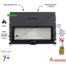 Foyer bois Flat 180 x 50 A.Caminetti