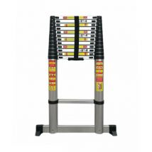 Scala telescopica in alluminio portatile estensibile multiuso supporta 150 kg ce EN131 Scegli - 4.4 Metri - Fp-tech