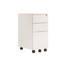 First - 3 Drw Under Desk White - KF98516