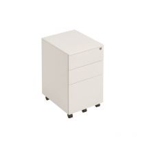 First 3 Drw Under Desk White - KF98514