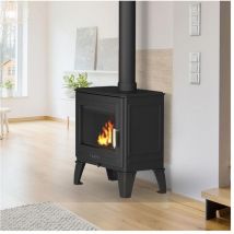 Supra - 8,7 kw schwarzer holzofen FR9016210B