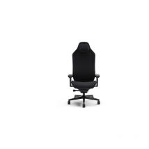 Refine Alcantara Dark Gaming Chair - Ergonomic Office Desk Chair Functionality with 4D Adjustable Armrests, High-Back Support, Lumbar Cushion, and