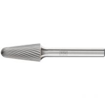 Pferd Hartmetall Frässtift Rundbogen kel ø 12x25 mm Schaft-Ø 6 mm Z3 universal mittel