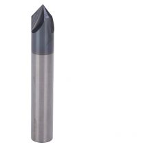 Fraise à chanfreiner, 3 cannelures à 90 degrés, embouts en carbure en v, accessoires pour la sculpture de rainures en v, enseignes de lettrage cnc,