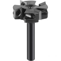 Fraise à défoncer -tige de 8 mm - diamètre de 40 mm - Fraise à Surfacer mèche de rabotage à 4 ailes -eliauk