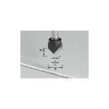 491444 Festool Fraises à rainurer en V HW S8 D18-90°/Alu