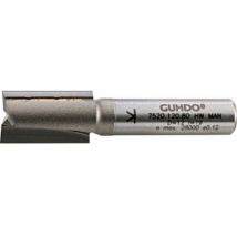 Guhdo - Fraise à rainurer, outil à bois, ø : 8 mm, Long. utile 19 mm, Long. totale 57 mm
