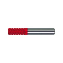 Fraise cylindrique en carbure monobloc longue, type h, revêtement Fire. traitement hsc jusqu'à 62 hrc, ø d1 - h10 : 8,0 mm, Long. totale l1 63 mm