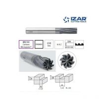 Fraise Izar carbure md/hm diamax diamanté pour fibre de carbone / verre 12.00 mm